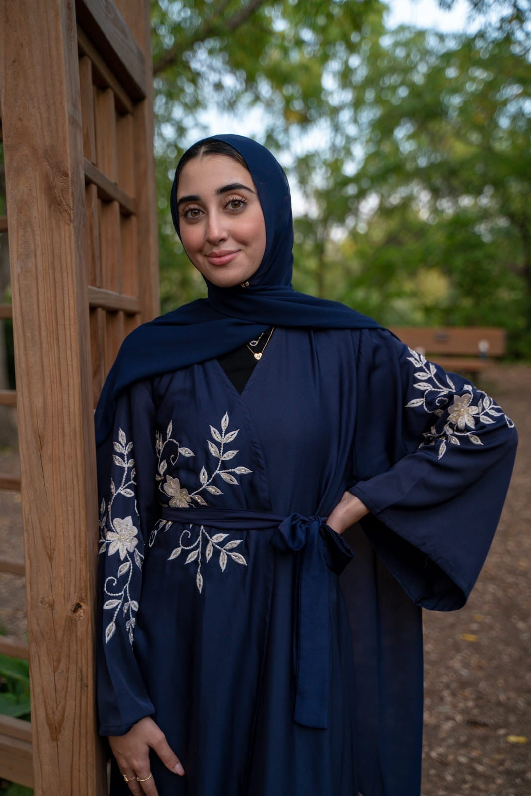 Blue Iris Abaya – Warda Abayat